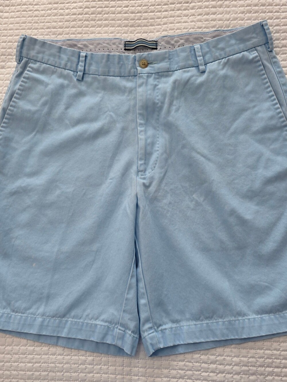 Peter Millar Light Blue Men's Chino Pima Cotton Preppy Casual Shorts